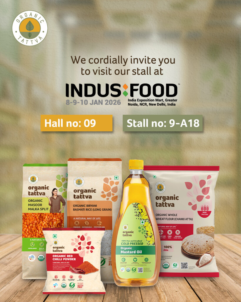At Indus Food 2026, Organic Tattva demonstrates India's dedication to clean, organic food