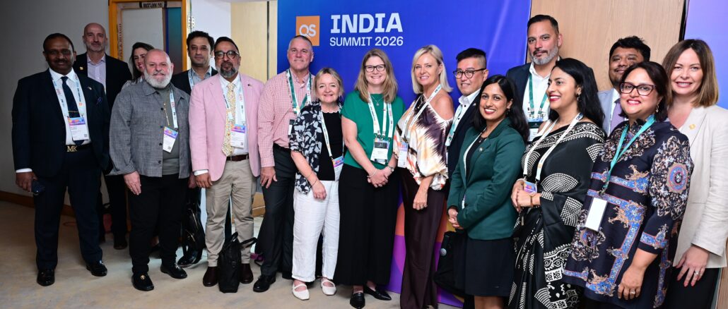 Australian Transnational Education delegation at the QS India Summit 2026 in Goa
