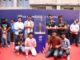 Students of Pillai College of Engineering, Navi Mumbai pose with the ICC Men’s T20 World Cup 2026 trophy during its visit (1)