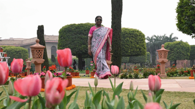 President Murmu inaugurates Amrit Udyan