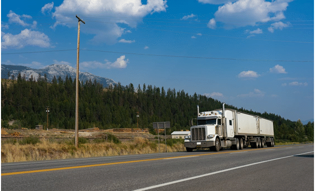 Jackknife Truck Crash