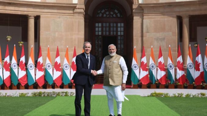 india-canada, Canadian Prime Minister Mark Carney