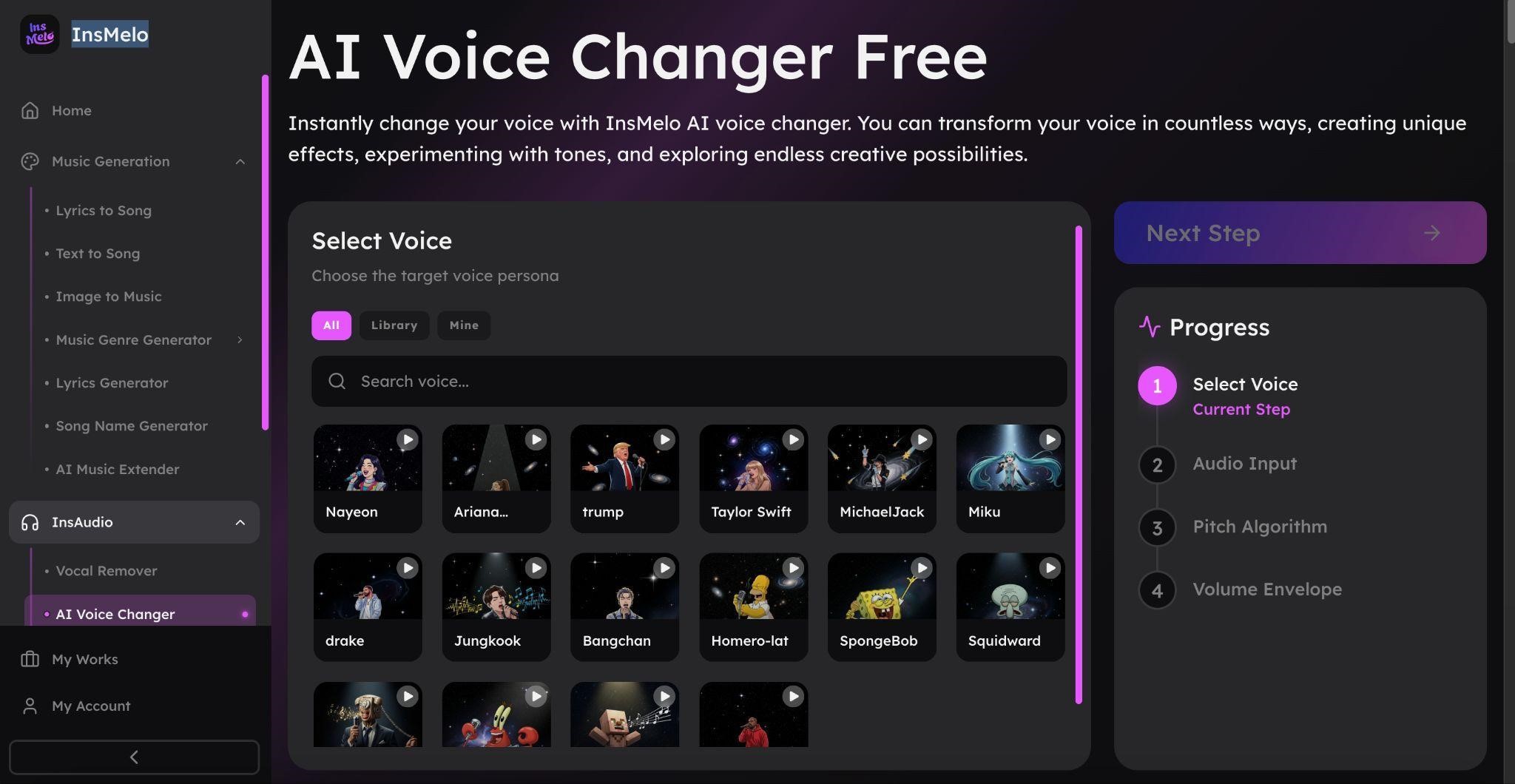 AI voice changer