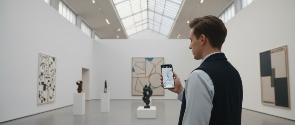 Fuente de las imágenes: Générée par IA, indoor mapping technology in France