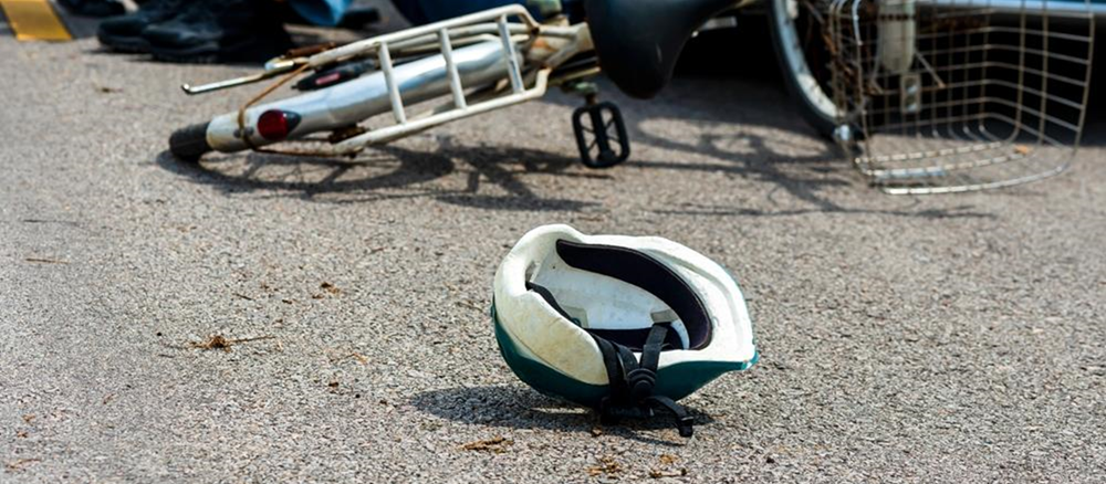 injured in a bicycle accident,