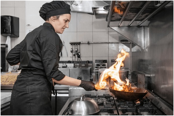 commercial kitchen