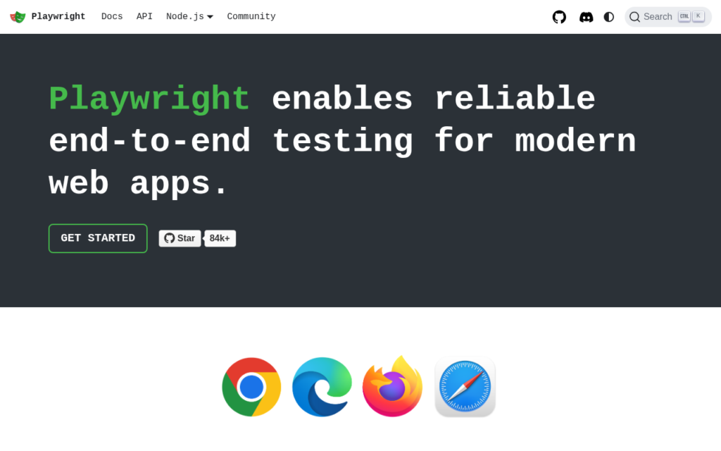 Playwright - Best for Enterprise Web Automation and End-to-End Testing