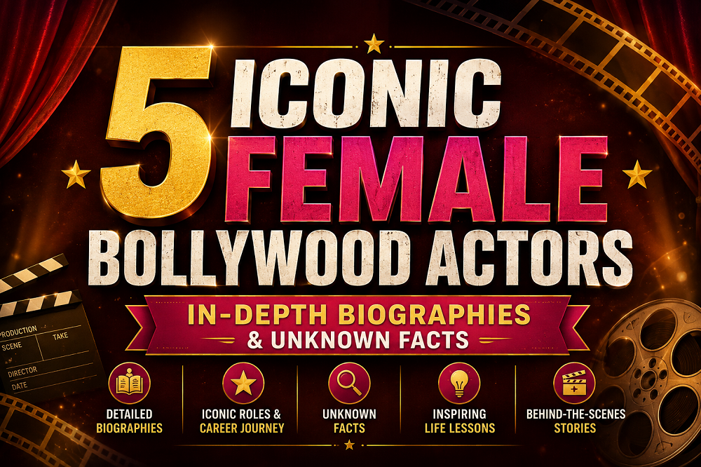 5 Iconic Female Bollywood Actors: In-Depth Biographies & Unknown Facts
