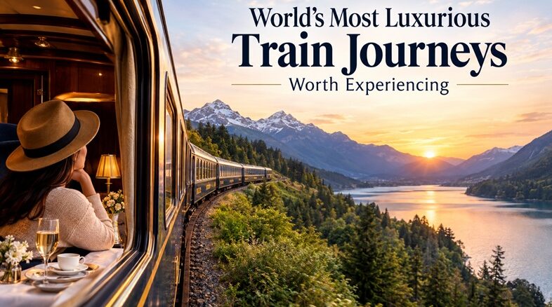 Luxurious train journey