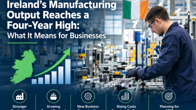 Ireland’s Manufacturing Output Surges