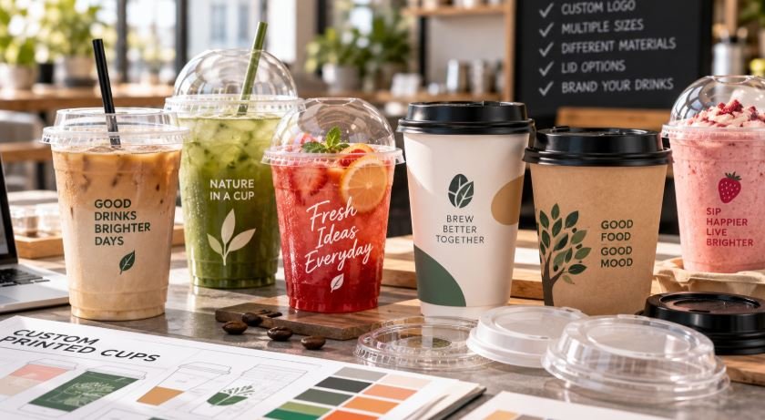 For beverage brands, the objective is not simply to produce a cup with a logo on it. The objective is to create a packaging format that staff can use easily,