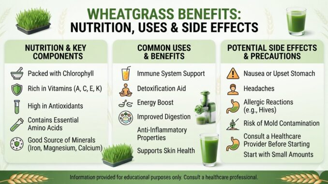 Wheatgrass Benefits